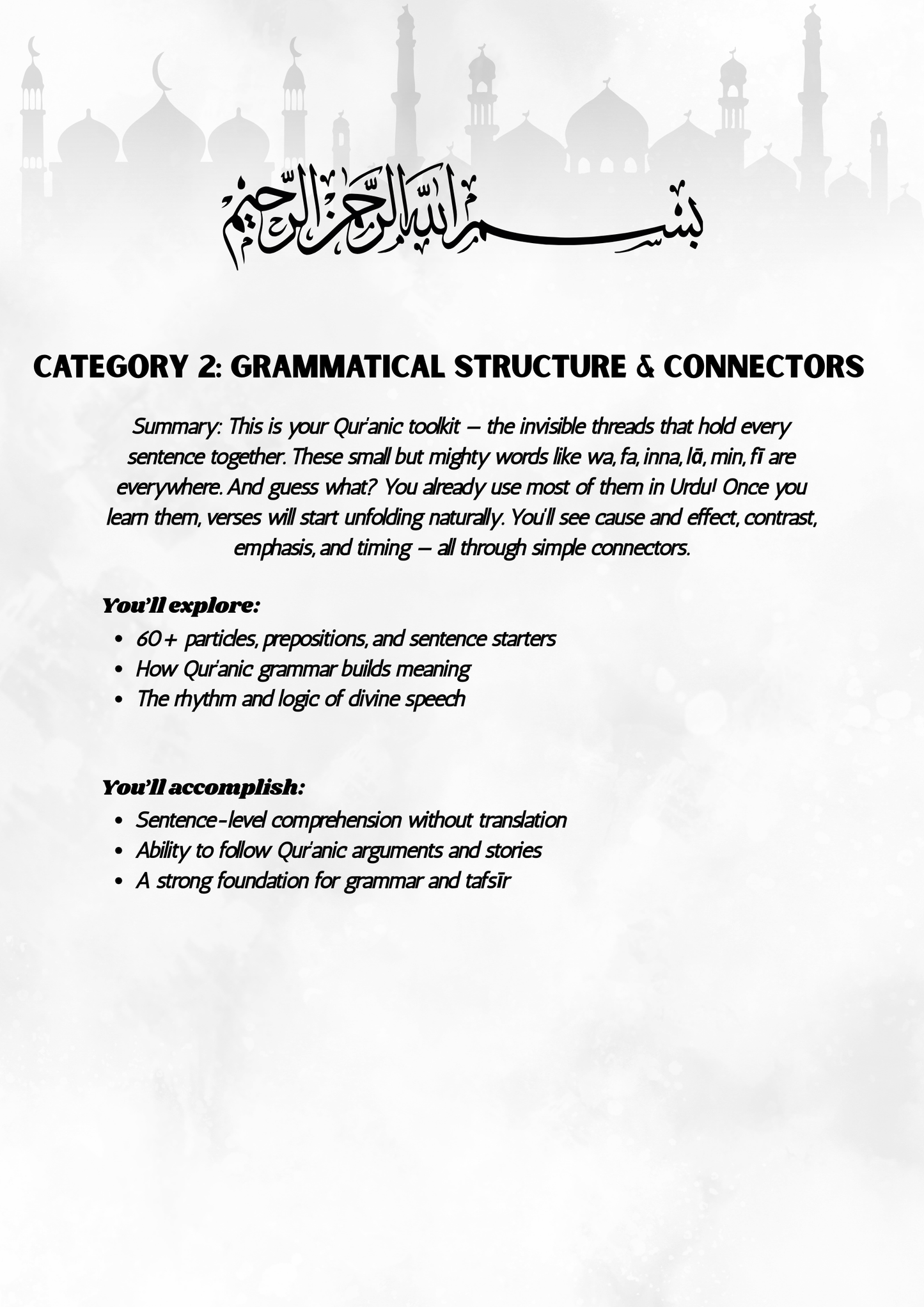 Understand Al Qura'an without translation 300 word atlas
