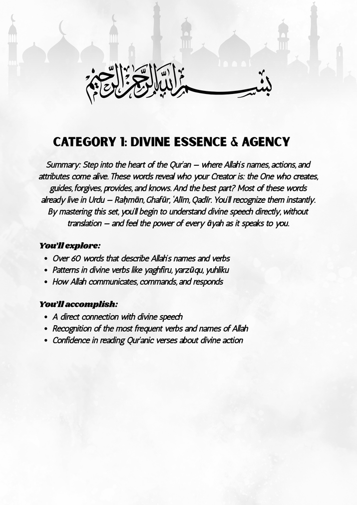 Understand Al Qura'an without translation 300 word atlas